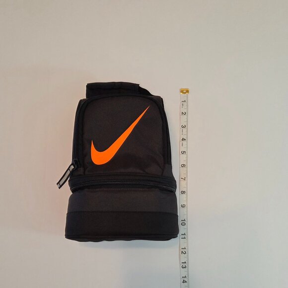 NWOT - Nike Insulated Lunch Bag – Black & Bright Orange Swoosh Logo - Never Used - Picture 9 of 11